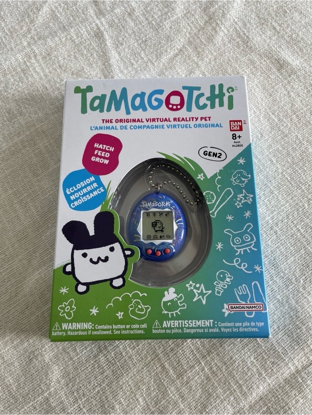 TAMAGOTCHI Gen 2 FESTIVAL SKY Edition NEW in Box Bandai Original Y2K